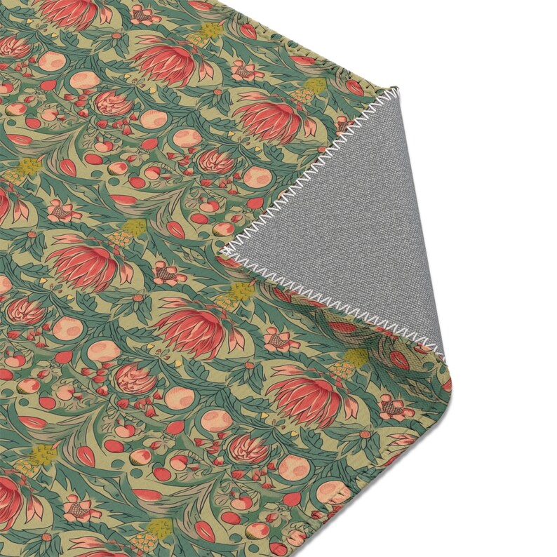 Green Orange Rug Indian Print Rug Block Print Rug Green - Etsy