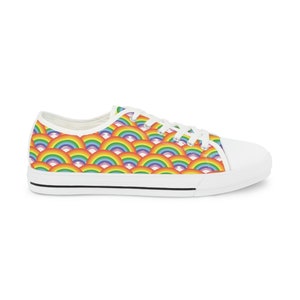 Rainbow Sneakers, Rainbow Shoes, LQBTQ Gear, Pride Wear, Pride Gear, Pride Shoes,