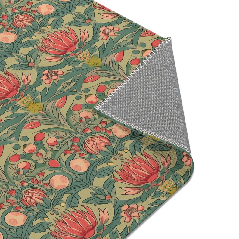 Green Orange Rug Indian Print Rug Block Print Rug Green - Etsy