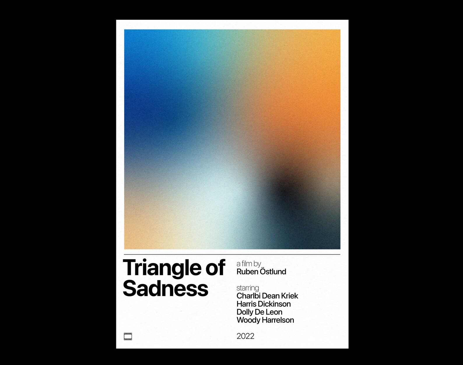 Triangle of Sadness, Triangle of Sadness Movie Poster, Minimalist Film