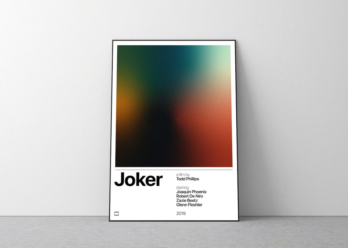 The Joker 2019 Movie Poster – Unframed Satin Paper Print, Sizes A5 A4 A3 A2 A1 MAXI 485