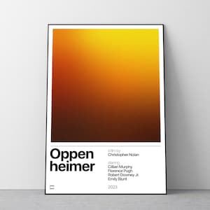 Oppenheimer, Oppenheimer Movie Poster, Oppenheimer Print, Oppenheimer Wall Art, Movie Lovers Gift, Digital Movie Poster, Gift for Boys