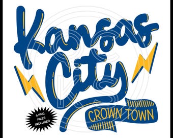 Kansas City Town Banner mit Schrauben, zweifarbig