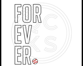Forever Baseball PNG