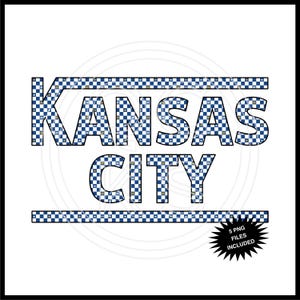 Paquete PNG de cuadros de béisbol de Kansas City con coronas (paquete de patrones sin costuras coordinados disponible, pero no incluido)
