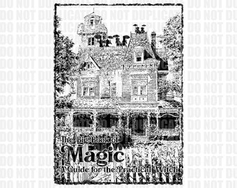 A Guide for the Practical Witch Black & White PNG