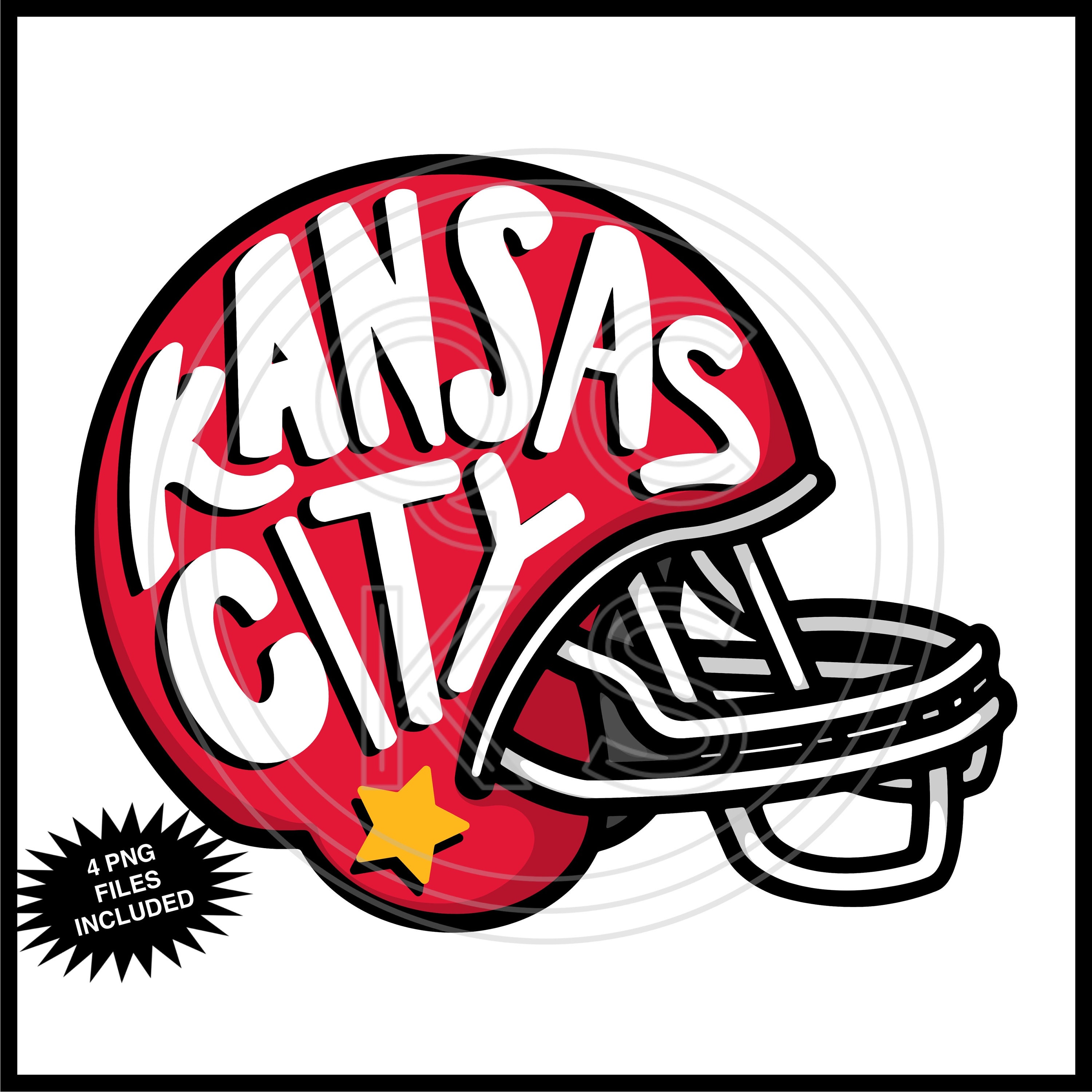 Kansas City Football Helmet PNG - Etsy Kansas City Football Helmet PNG - Etsy