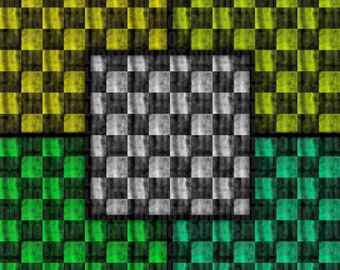 Grunge Checkered Halloween Seamless Pattern Bundle 4