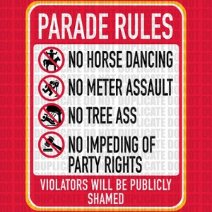 Parade Rules PNG