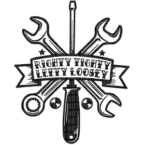 Righty Tighty Lefty Loosey PNG