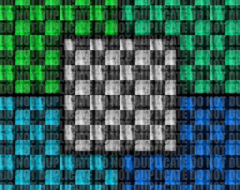 Grunge Checkered Halloween Seamless Pattern Bundle 1