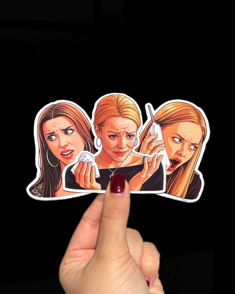 Pink Comedy Fan Art Sticker Pack - 2000's Teen Movie Inspired Vinyl ...
