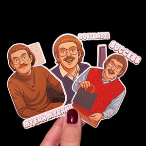 Waterproof CHIT Sticker Pack / Do it lady meme / Myeah / Success / TV Series / Fan Art