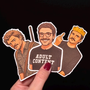 Wasserdichter PEDRO PASCAL Aufkleber