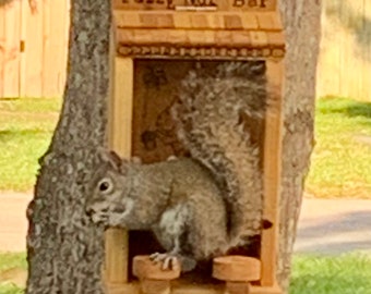 Squirrel Feeder "Fuzzy Nut Bar"