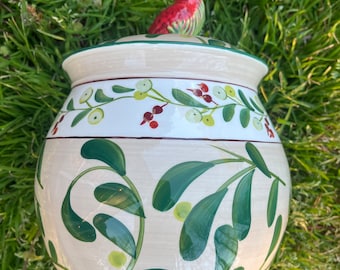 Paula Deen Home for the Holiday discontinued pattern Cookie Jar/Container