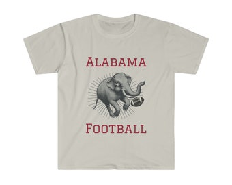 Alabama Football Vintage Logo Unisex Softstyle T-Shirt