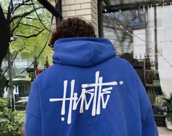 Hustle Hoodie for Men | 2024 Limited Edition | Aesthetic Streetwear Graffiti Skateboard Design | Graphic Sweatshirt