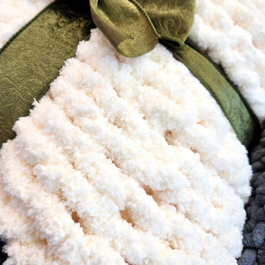 Chunky Knit Blanket Minimalist Blanket Cozy Crochet Blanket Etsy