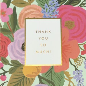 Tarjetas de agradecimiento escritas a mano de Rifle Paper Co.