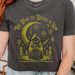 Resist Shirt, Protest T-Shirt, Anti Trump Shirt, Anti-Fascism, Pro Democracy, Political Activism Tee, Social Justice, Comfort Colors