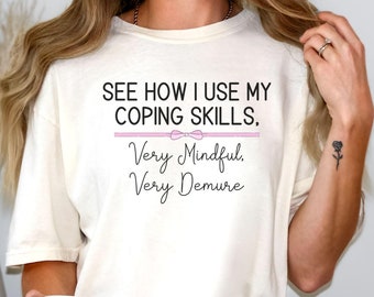 Very Demure Social Worker Shirt, School Counselor Shirt, School Psychologist, Gift for Social Worker, Mental Health Shirt, Comfort Colors