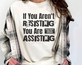 Resist Protest Shirt, Anti Trump Shirts, Woke, FDT, Pro Democracy, Resist Fascism, Political Merch, Social Justice, Comfort Colors