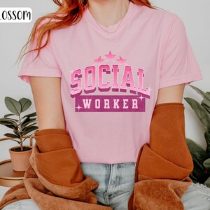 Social Worker Shirt, Gift for Social Work Student, School Social Worker T-Shirt, Social Work Appreciation Month, BSW, MSW, Comfort Colors