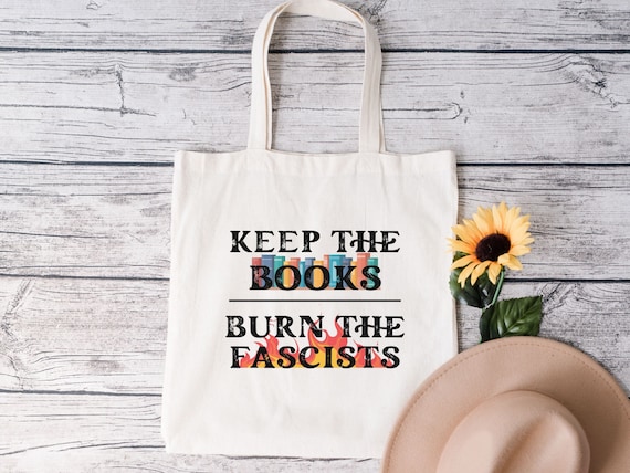 Read Banned Books Tote Bag, Save the Books, I'm with the Banned Tote, Book Lover Tote Bag, Social Justice Gift, Literary Tote Bag