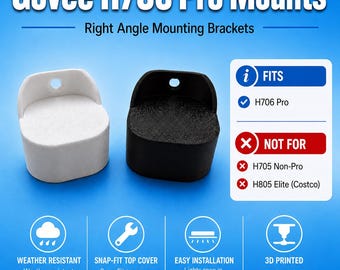 Govee Outdoor Permanent LED Lights Pro Right Angle 90 Degree Mounts for H706 PRO