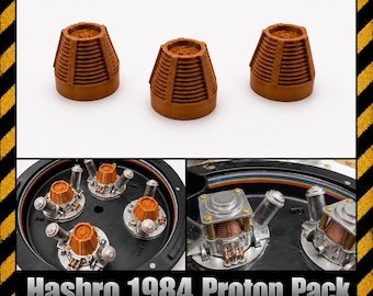 Hasbro 1984 Cyclotron Lid "Workbench Pack" CRT Emitter cones
