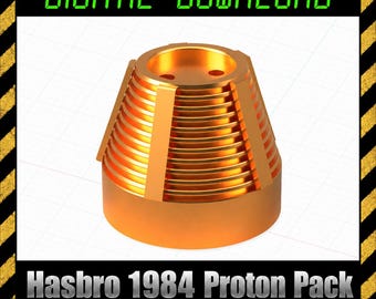Digital Download STL - Hasbro 1984 Proton Pack - CRT Emitter Cone "Workbench Pack"