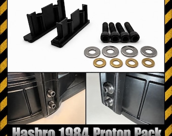 Kit de atualização para parafuso/porca e arruela do para-choque Cylotron do Proton Pack da Hasbro de 1984
