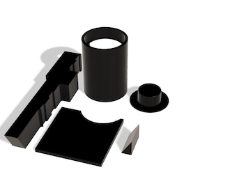Digital nedladdning STL - Spirit Proton Pack Booster Sleeve och Filling Panels