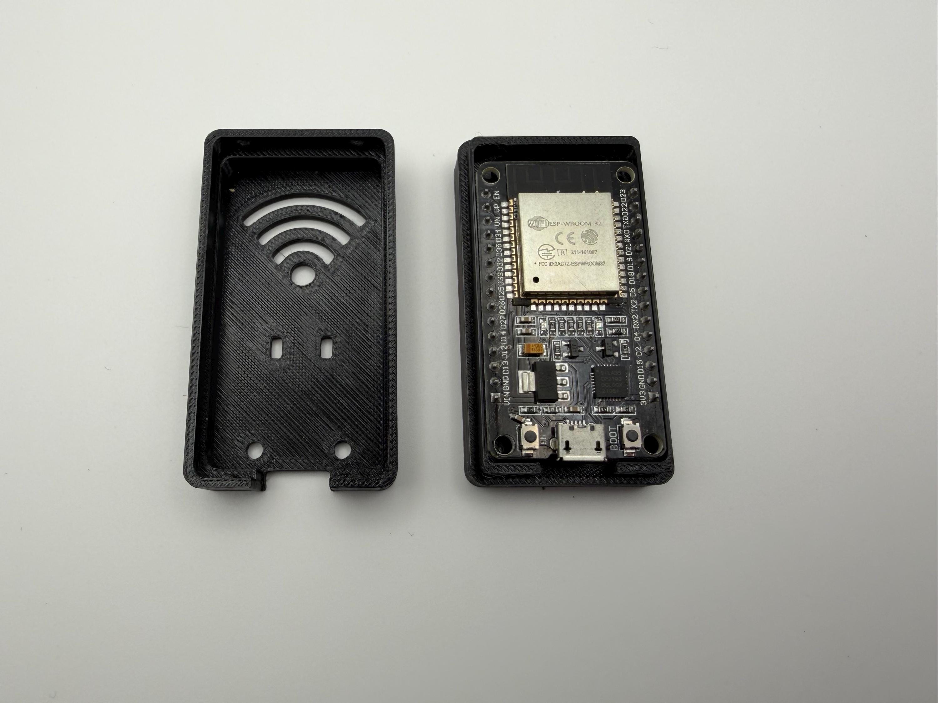 ESP32 WROOM 30-pin 3D Printed Snap-Lock Enclosure Case for