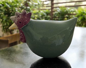 Rooster Hand Painted