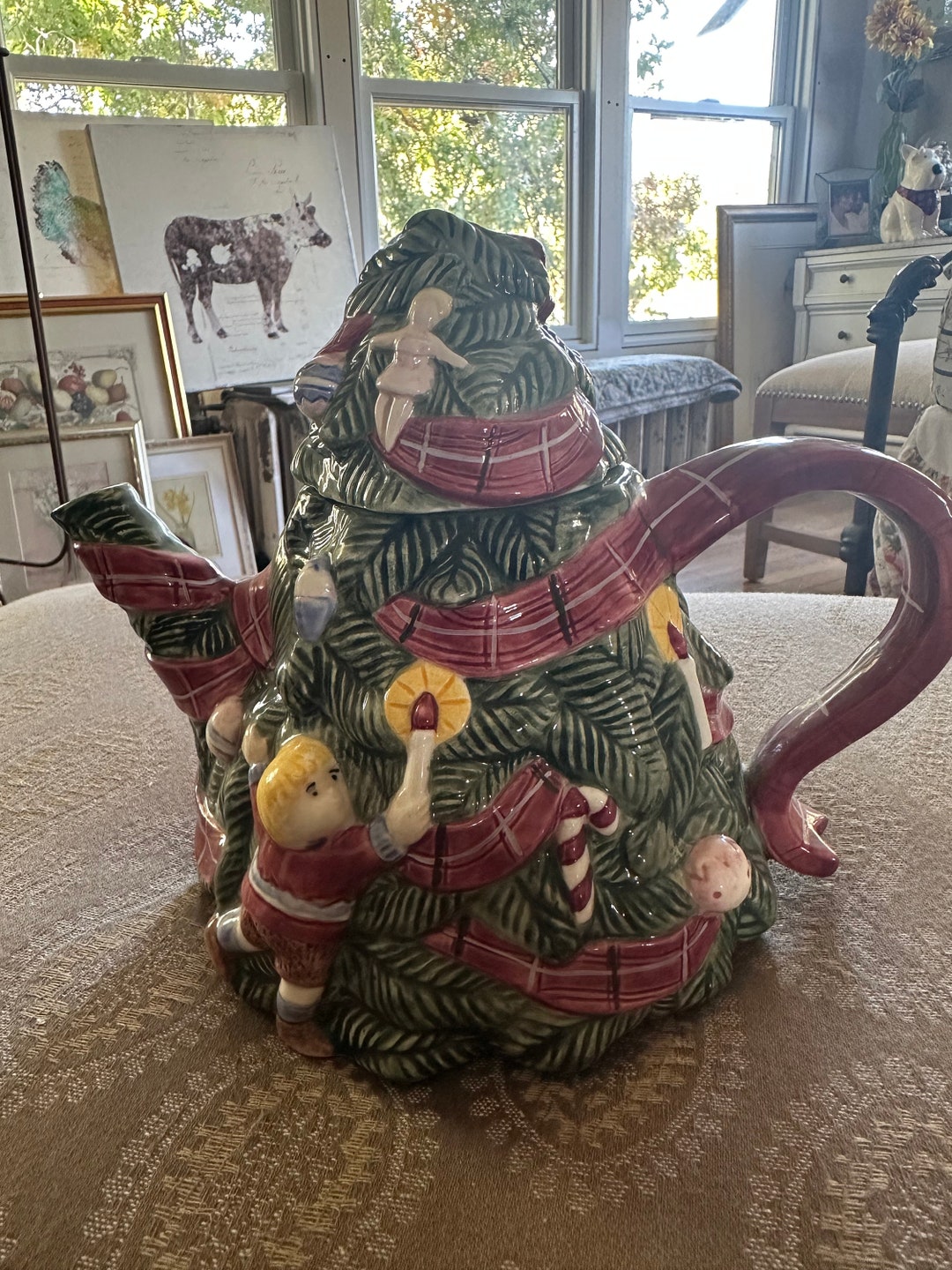 Christmas Tree Teapot Macy's the Cellar O'tannenbaum Etsy