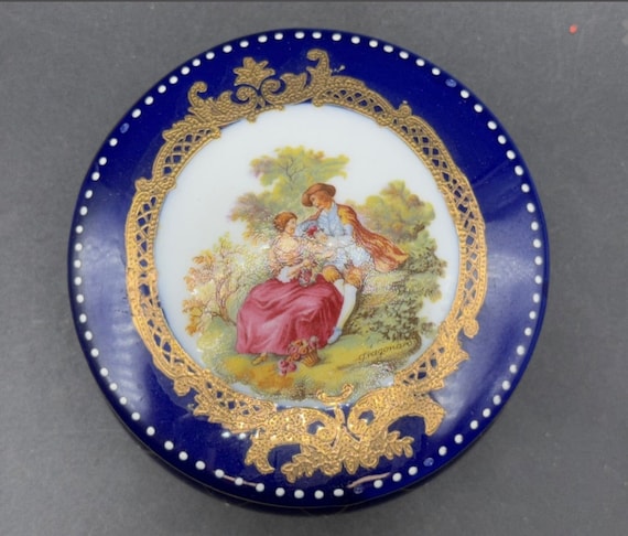 Limoges Trinket porcelain box