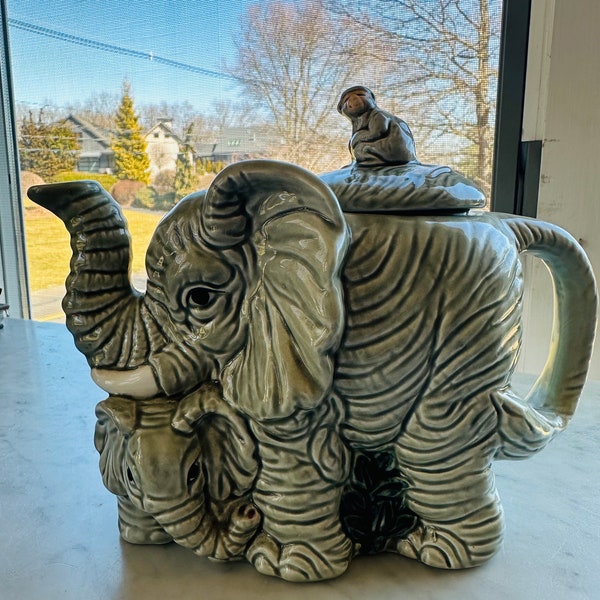 Elephant Teapot Etsy
