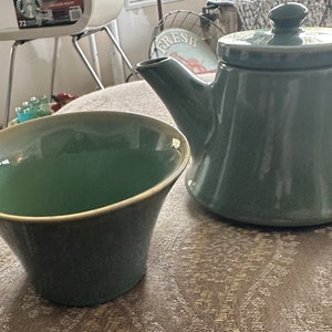 Teapot and cup