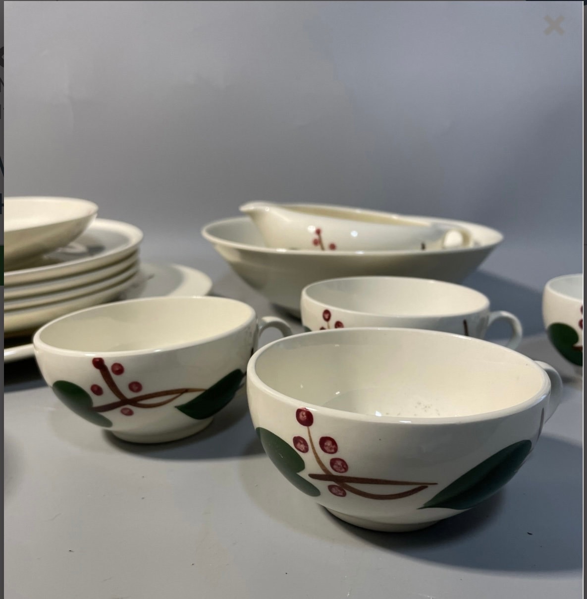 Blue Ridge Pottery Including Completer Set. Service for 4 - Etsy