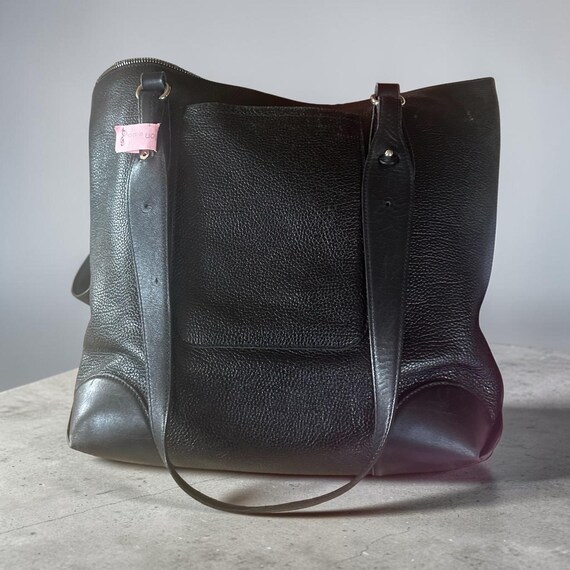 Suarez Fine Pebble Leather Shoulder Bag