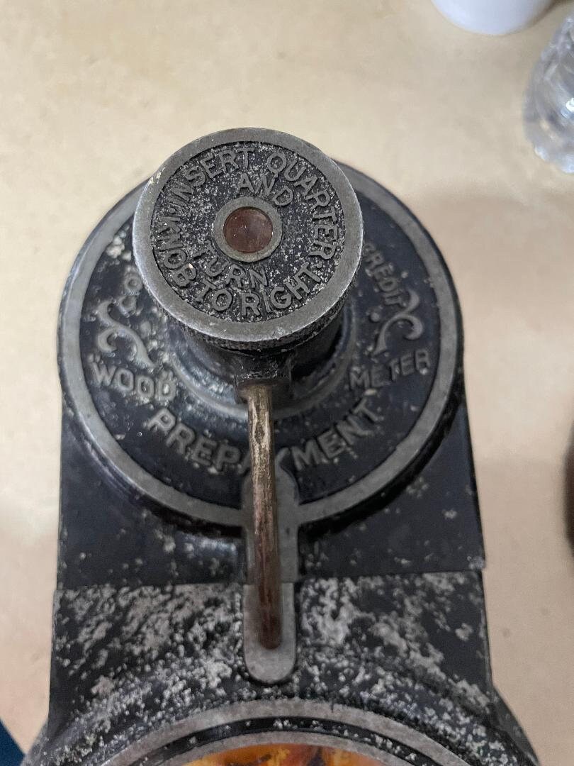 Antique Coin Operated Electric Meter - Etsy