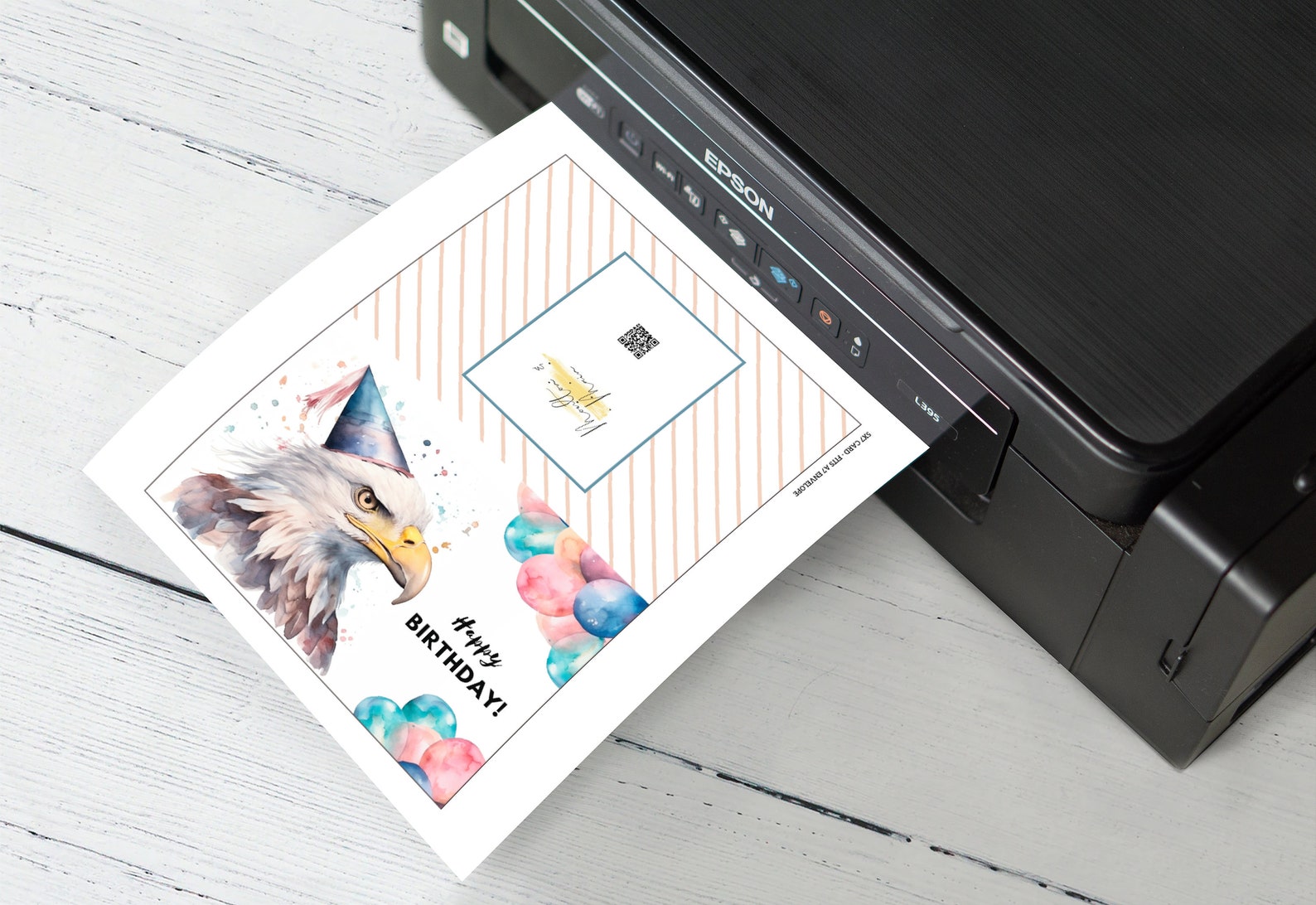 Printable Eagle Birthday Card Instant Download Print at Home - Etsy