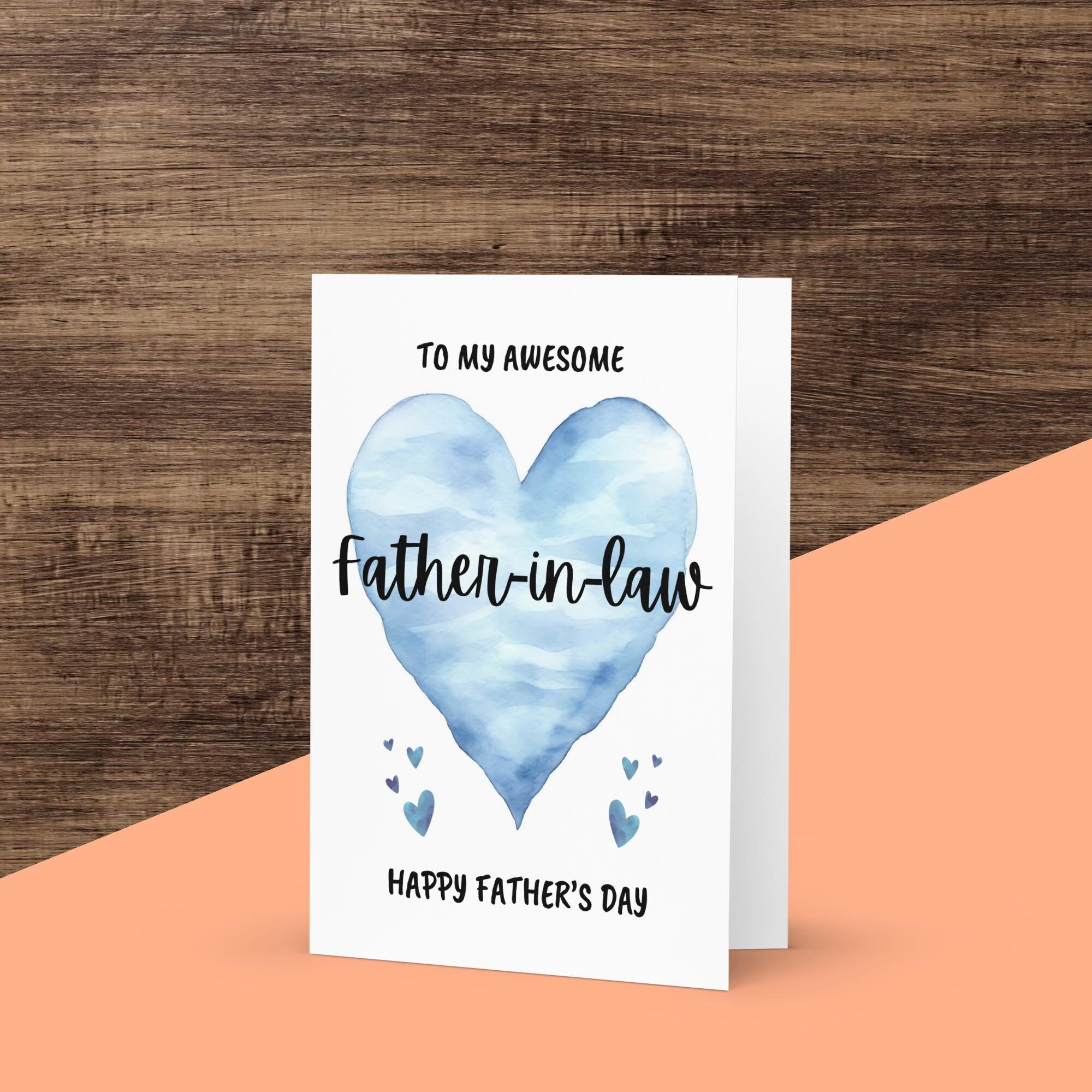 Chenive Carte Amusante Pour La Fête Des Pères Pour Papa, Carte D'anniversaire Humoristique De La Part De Sa Fille Et De Son Fils, Carte De Vœux Pour