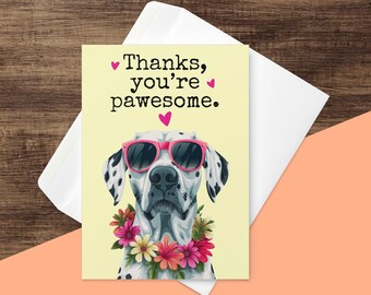 Tongue in Peach Funny Birthday Cards for Dad from The Dog | Pet Lover Greeting Cards On His Birthday | Puppy Owner Card Thanks for Looking After Me - CBH238, White, A5