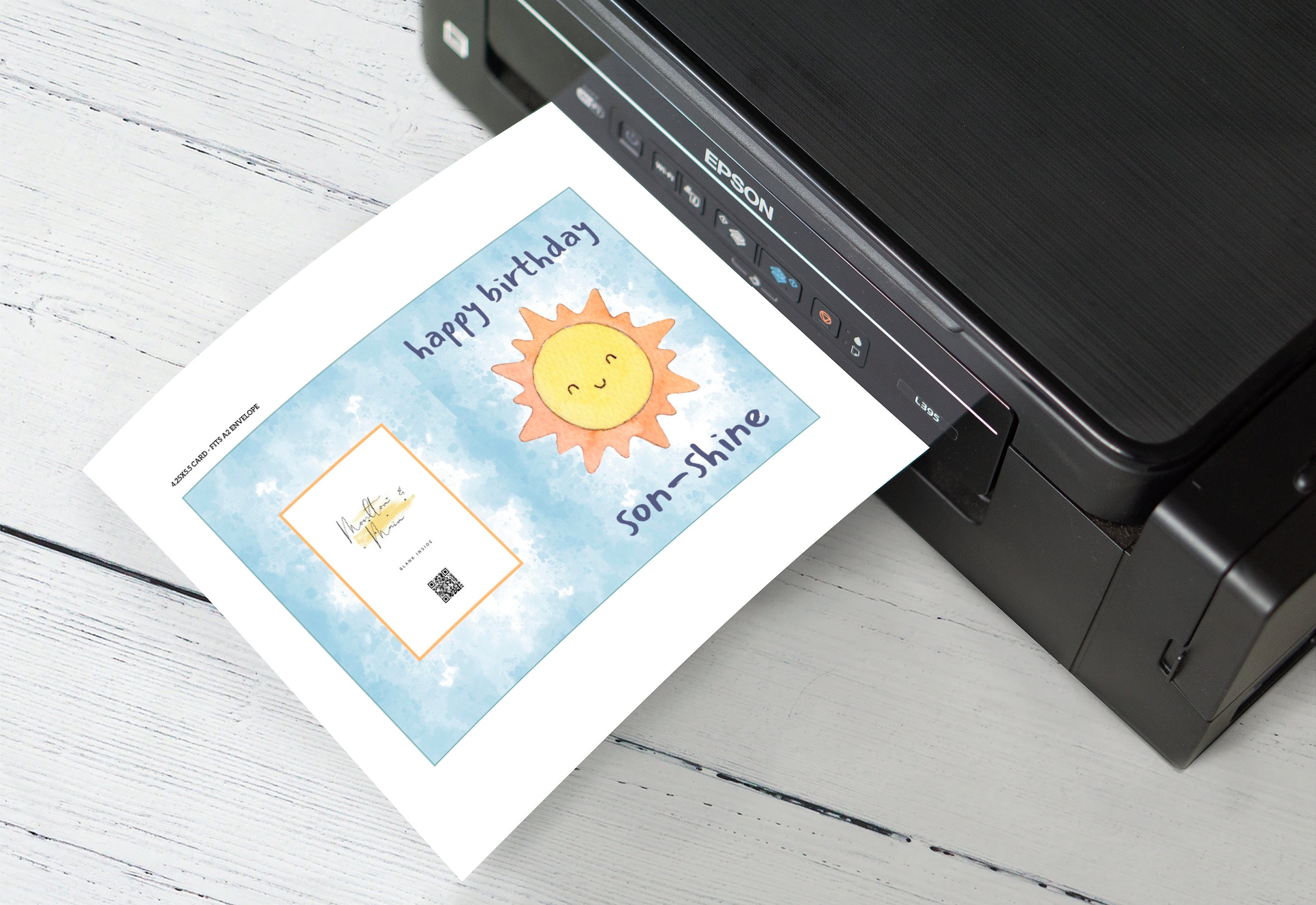 Printable Son Birthday Card Instant Download Print at Home - Etsy