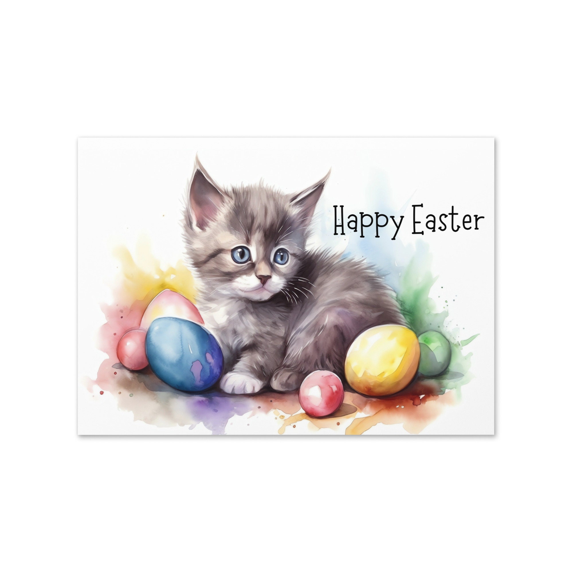 Happy easter sale cat