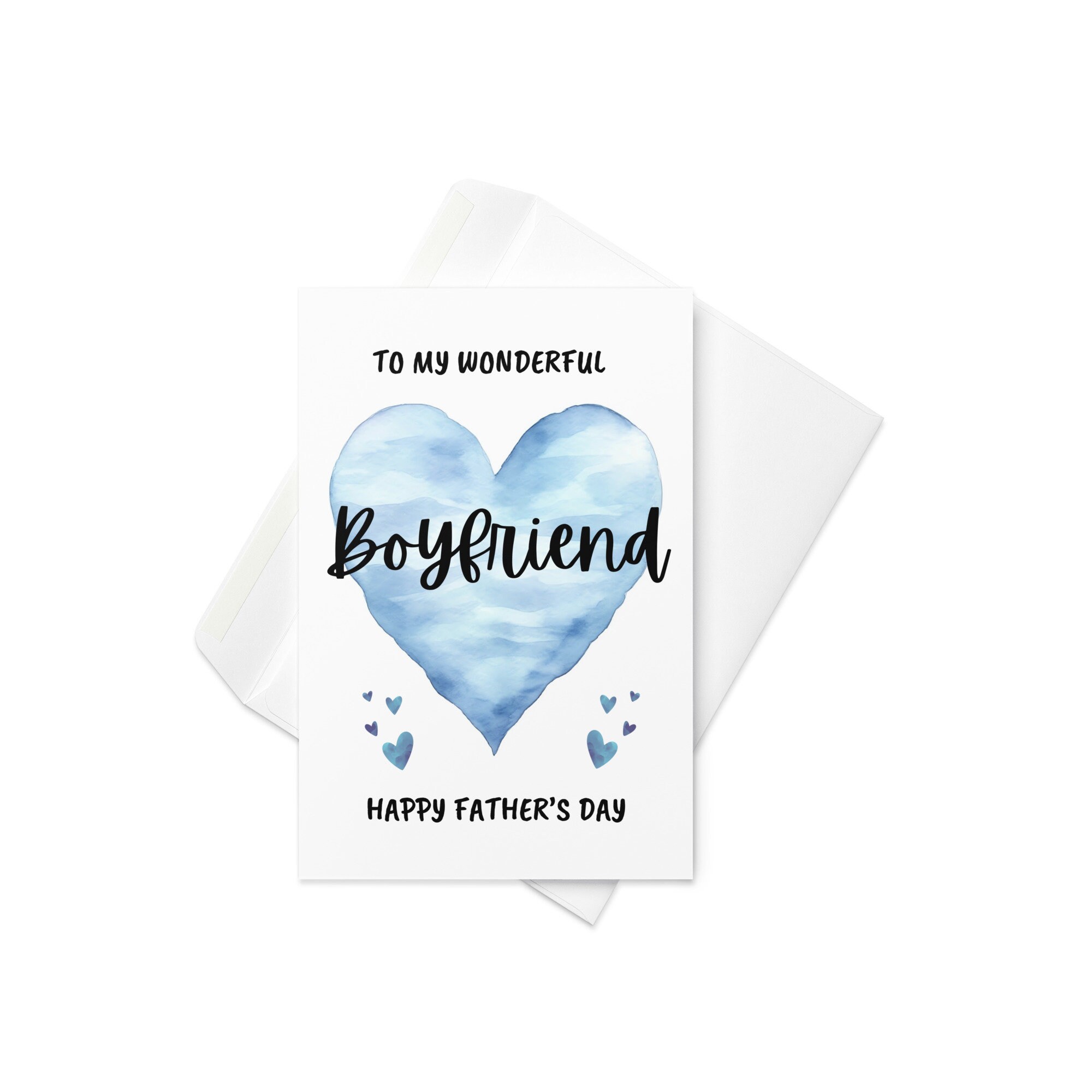 Fathers Day Card for Boyfriend Happy Fathers Day Card From - Etsy