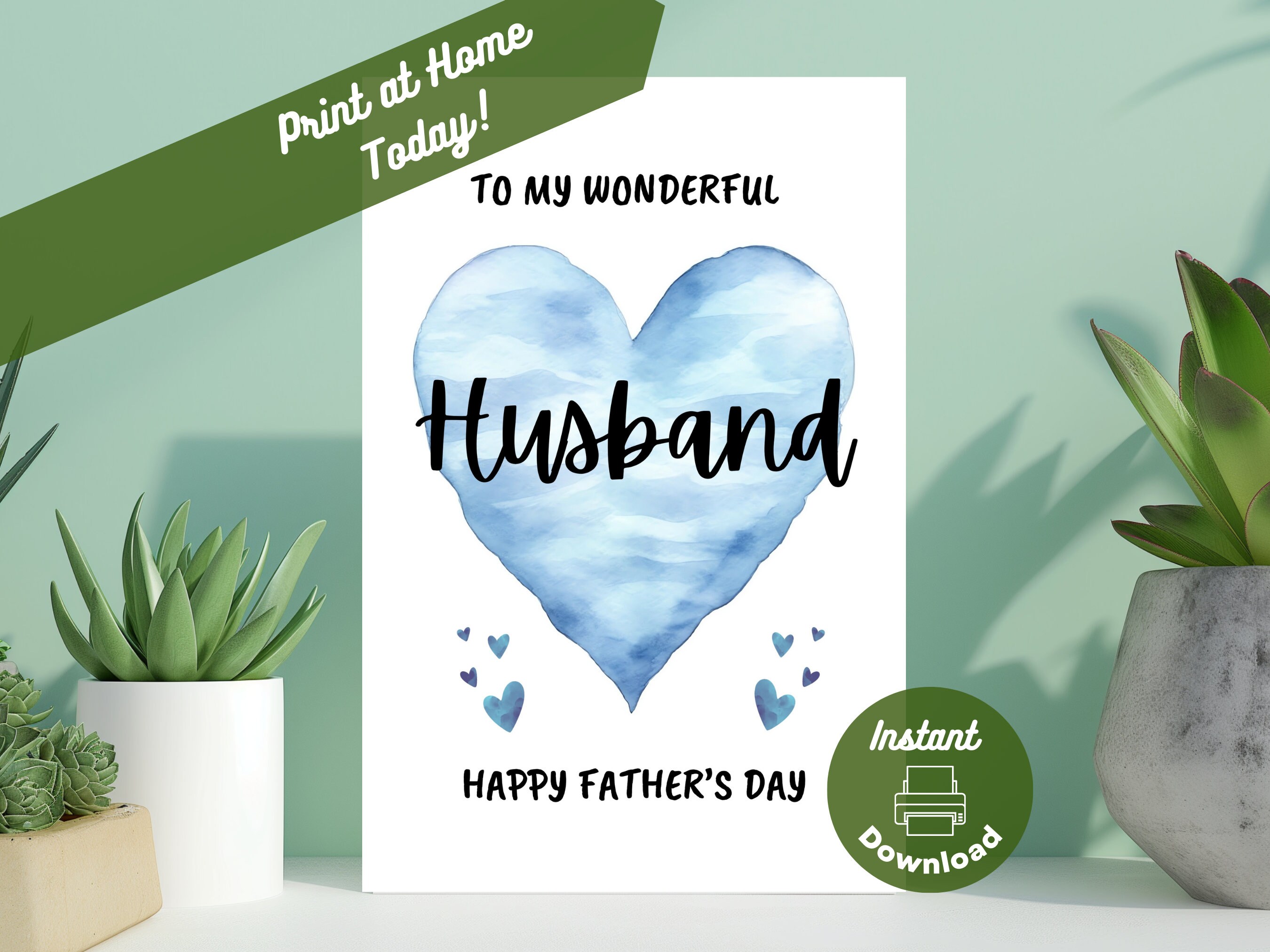 For My Husband Father's Day Card, Personalzed Father's Day Gft